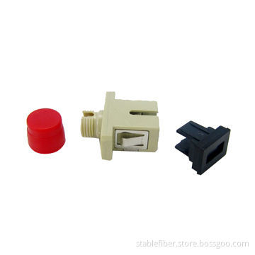 SC-FC Fiber-optic Adapter, Available in Simplex Type, Used in Telecommunication Networks